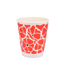  Стакан бумажный двухслойный МАКИ  250 мл, 30шт