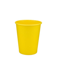 Стакан паперовий 250мл YELLOW, 50шт
