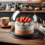Упаковка для десертов с купольной крышкой