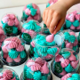 Упаковка для десертов с купольной крышкой