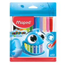 Фломастери COLOR PEPS Ocean, 12 кольорів
