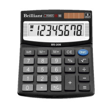   Калькулятор Brilliant BS-208, 8 розрядів