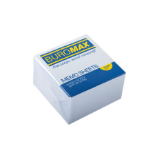 Блок белой бумаги для записей 80*80*50мм  склеенный